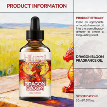 DRAGON BLOOMFRAGRANCE OIL: For aromatherapy, diffusing, fargrance and candle Scented Candle.