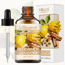 BERCAMOT CARDAMOM FRAGRANCE OIL: For aromatherapy, diffusing, fargrance and candle Scented Candle.
