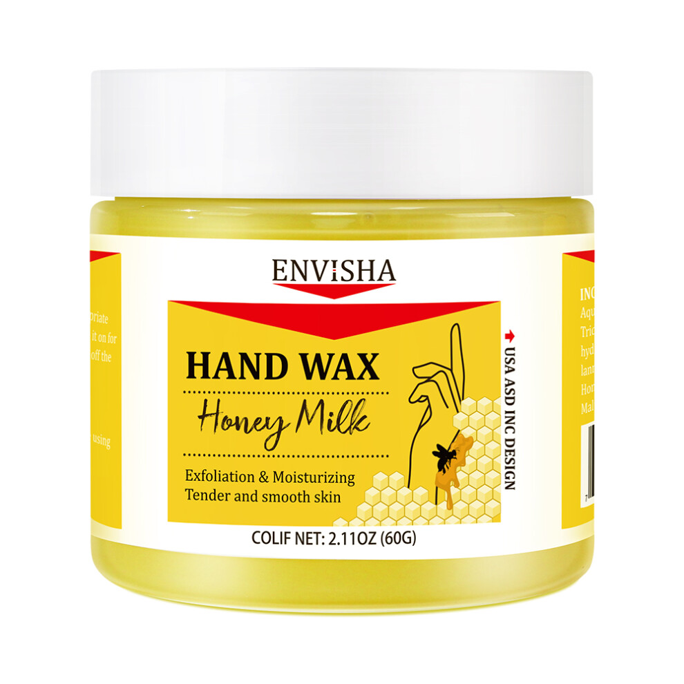 (Hand wax honey) ENVISHA Beauty Health Skin Care Hand Mask Sakura Honey Deep Hydration Moisturizing Exfoliating Whitening Remove Dead Skin 60G