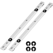 2-Teiliges 300-mm-Gehrungsschienen-Set Aus Aluminiumlegierung - T-Nut-Schienen für Tischkreissägen, Frästische und Werkstattvorrichtungen