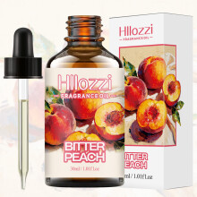 BITTER PEACH FRAGRANCE OIL: For aromatherapy, diffusing, fargrance and candle Scented Candle.