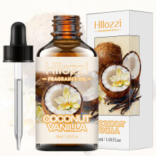 COCONUT VANILLA FRAGRANCE OIL: For aromatherapy, diffusing, fargrance and candle Scented Candle.