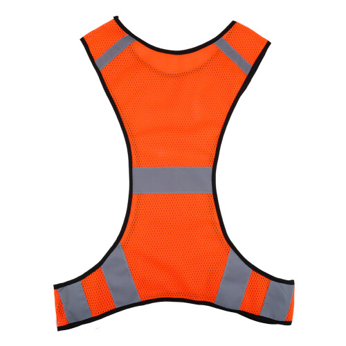 Night Running Safety Vest Reflective Orange