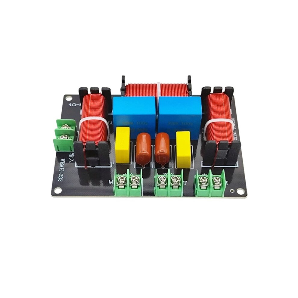 Weah-332 200W 3 Way Crossover 2 Midrange 1 Treble Frequency Divider Audio Speaker Crossover Ktv Crossover Model B 4714075640530