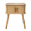 Vintage Bedside Table with 2 Sliding Doors, H58cm - ERNEST 10
