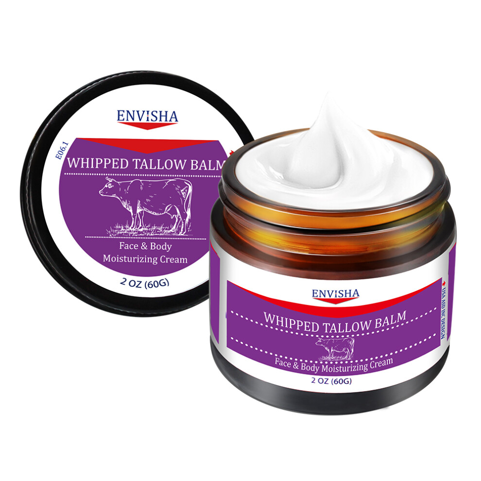 Cream (Whipped Tallow Balm) Face Whipped Tallow Balm Collagen Hyaluronic Acid Skin Care Anti-Wrinkle Aging Moisturizing Shrink Pores Whitening Smooth