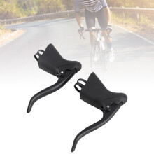 Aluminium Alloy Bike Brake Levers Pair Black