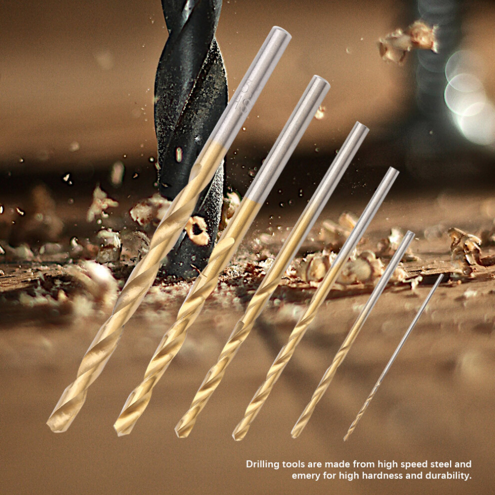 Mini Titanium HSS Twist Drill Bits 60pc
