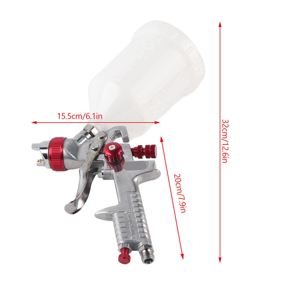600ml Car Spray Gun 1.4mm Gravity Type