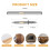 400pcs Double  Skirting Nails with 4 Tools - Invisible Seamless Baseboard Screws for Solid Wood Trim 7