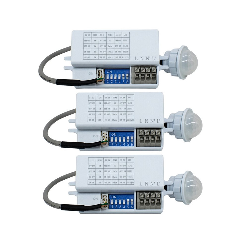 Motion Sensor 220V 110V Pir Presence Sensor For Ing Delay Adjustable Movement Detector Lamp Light 4712865599488