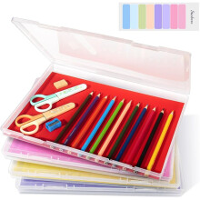 4-Pack Fotoförvaringslåda, Scrapbookförvaring Passar 8,5 Tum X 11,5 Tum Brev, för Att Skydda Scrapbooks, Kontorsmaterial