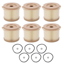 Fuel Filter Water Separator Oil Water Kit Replacement for Racor 2010PM-or 500FG Turbine Series Marine 30 Microns