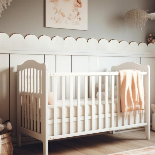 Pacote com 24 Peças de Acabamento em Madeira Recortada Sem Acabamento para Projetos de Decoração DIY (15,75 X 3,54 Polegadas) 2