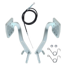 Pedali per Go Kart con Cavo 'Acceleratore Pedale 'Acceleratore del Freno del Go Kart di Ricambio per Carter Acceleratore Go Kart, Pedale del