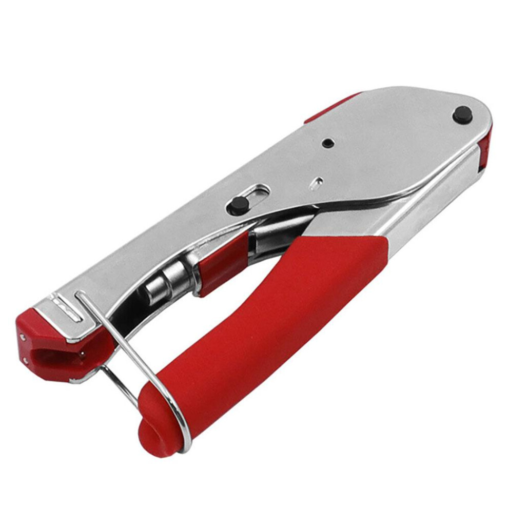 Steel Coaxial Crimping Pliers for F Connectors