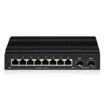 2.5Gb Ethernet 8 Port 2.5GBASE-T Unmanaged Network with 2 SFP+ Port Plug and Homelab US PLUG