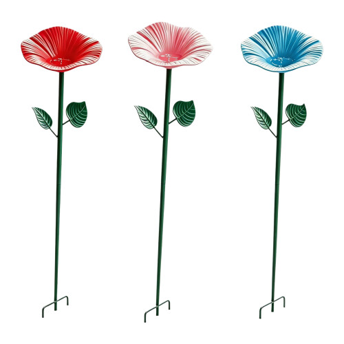 Long Lastingly Iron Flower Garden Decoration Providing-Red 1