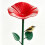 Long Lastingly Iron Flower Garden Decoration Providing-Red 5
