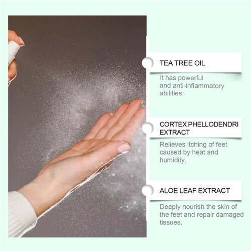 2X Foot Drying and Deodorization Foot Deodorant Tea Tree Oil Potion 2