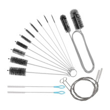 Conjunto de 15 Escovas de Limpeza de Tubo Longo, Escova de Limpeza de Tubo Flexível Extralongo, Ferramentas de Limpeza para Geladeira