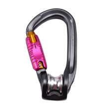 ROLLCLIP Z Pulley Screwlock Carabiner Triact-Lock Locking Climbing Carabiners for Rock and Ice Climbing