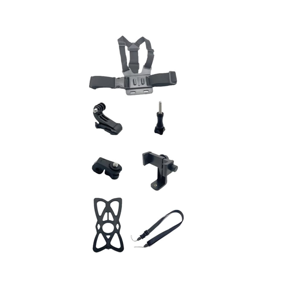 7 In 1 Action Camera Kit Chest Strap Mount Phone Holder Adjustable Live Phone Strap Mount For Cycling Skiing 4713365945133