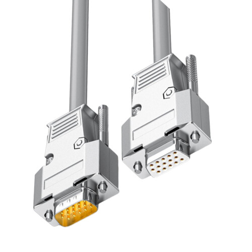 HDB15 15Pin VGA Male/Female Cable For Dynamic-maleto female