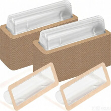 200 Unidades de Saquinhos Plásticos Transparentes para Protetor Labial, Porta-Dinheiro e Porta-Cartões com Adesivos para Organizar Seus Pertences.