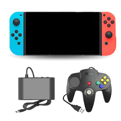 USB Adapter Converter for  64,Controller Adapter 2  Gamepad Gaming Converter for /OLED Model PC Window 2
