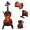 Exquisite Mini Violin with Stand for Display 8