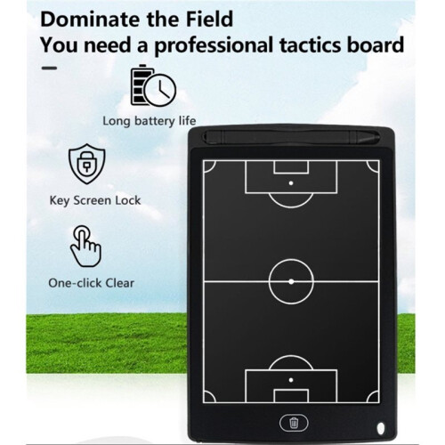 Quadro Eletrônico LCD de 8,5 Polegadas para Treinamento de Futebol, com Caneta e Função de Marcação Estratégica. 1