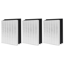 9 Teiliger Luft Reiniger HEPA- und Kohle Filter-Set Ersetzen AP1512HH Passend für Coway AP-1512HH 1512