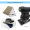130X80mm Hook Andloop Sanding Pad 12 Holes Replacement Plate for  RTS 400 REQ Square Polishing Disc Sanding Pad 3
