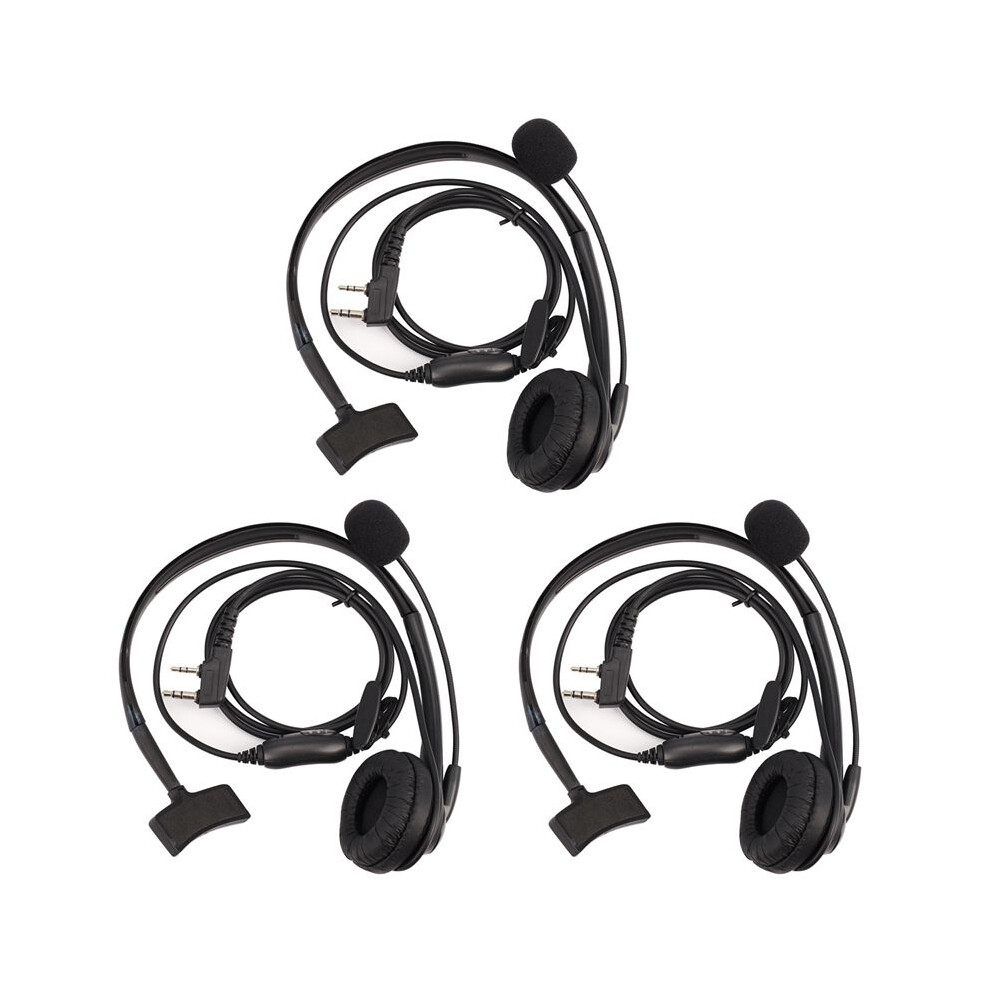 3X 2-Pin Headphone Headset Tk220 For Jianwu Uv-5R Bf-888S Retevis H777 Puxing Tyt Interphone C9009 4711422103977