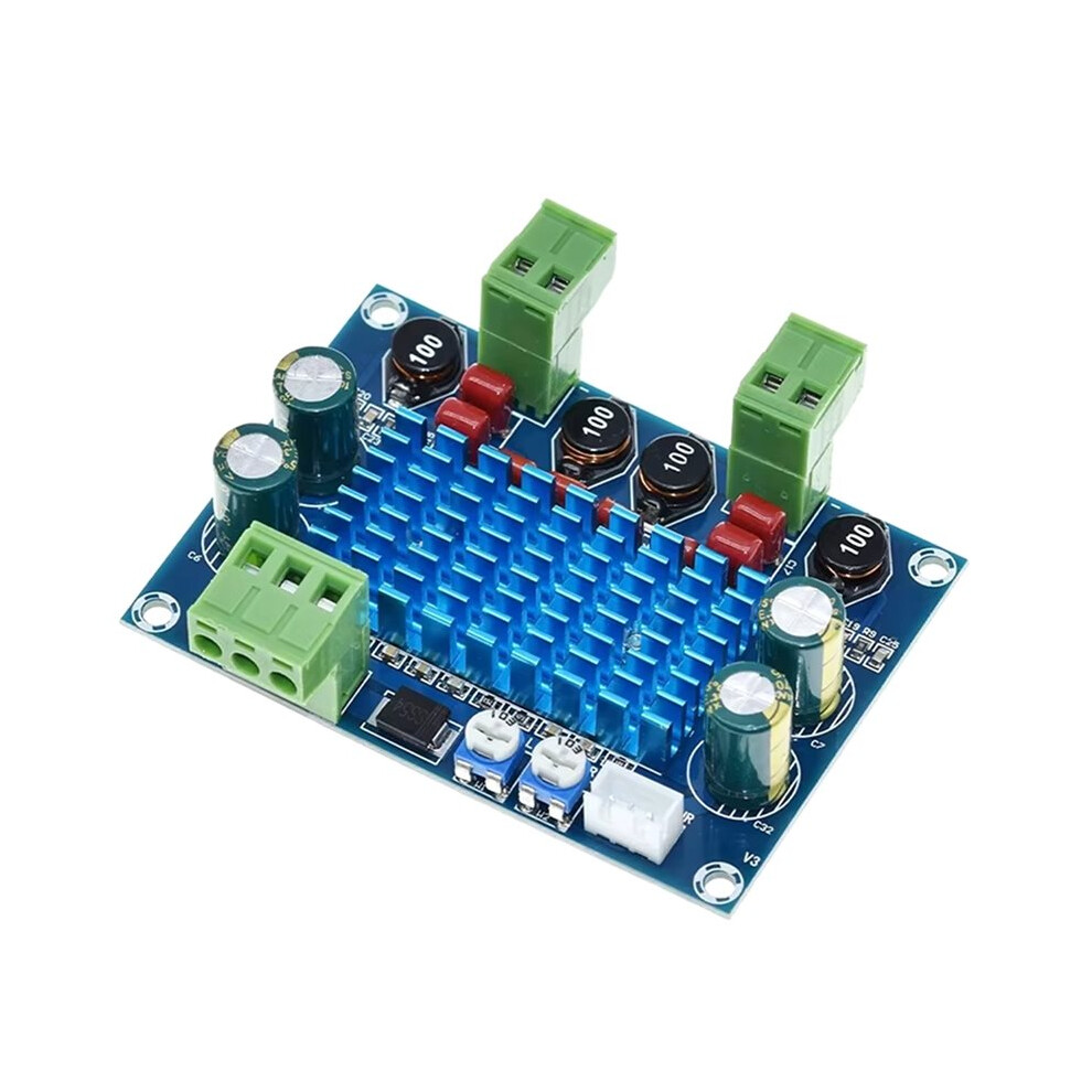High Power Digital Hifi Power Amplifier Board 2X120w Xh-M572 Tpa3116d2 Chassis Dedicated Plug-In Input 5V 24V 28V 120W 4711382248084