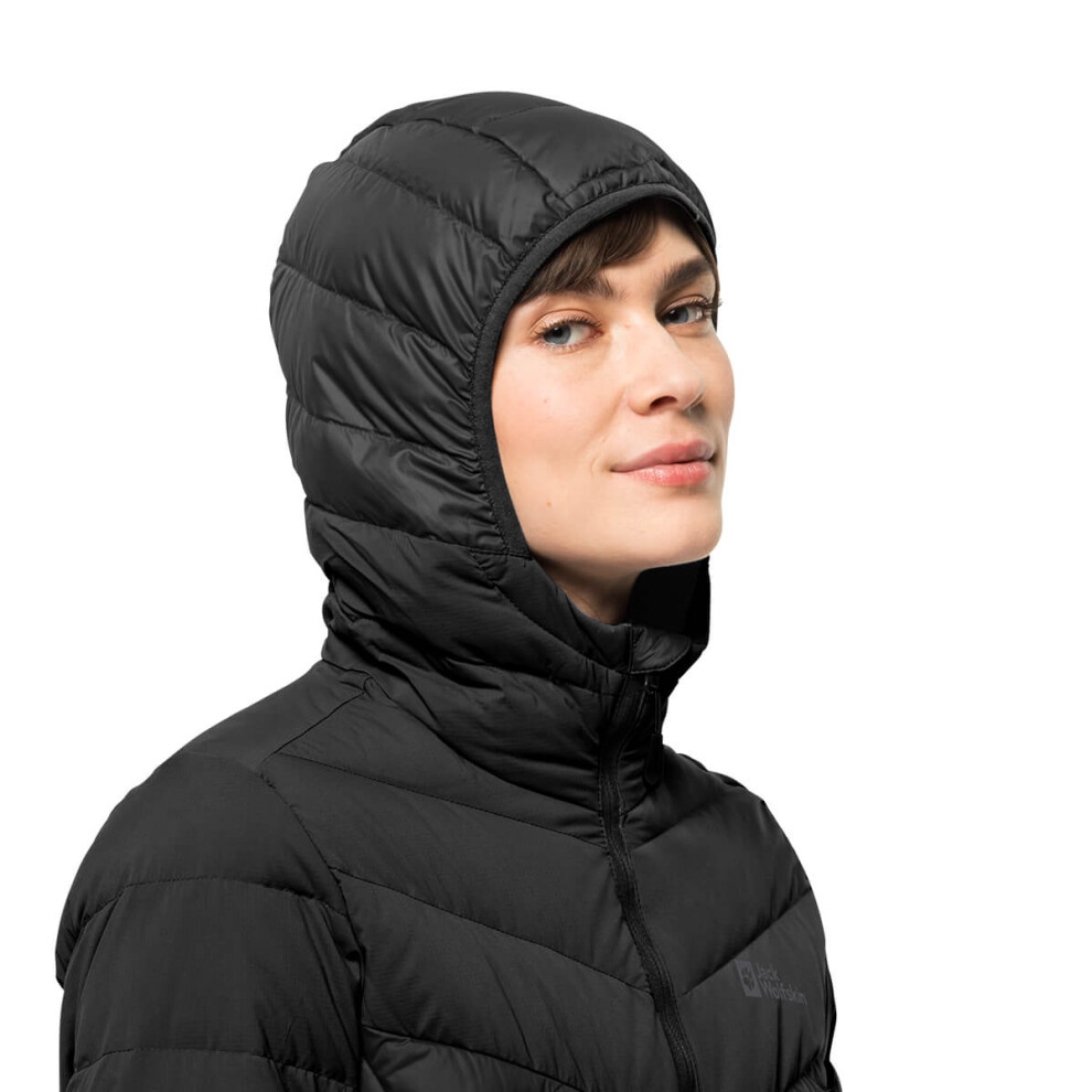 Jack Wolfskin (Xl, ) Tundra Down Water Repellent Hoody Style Jacket Black