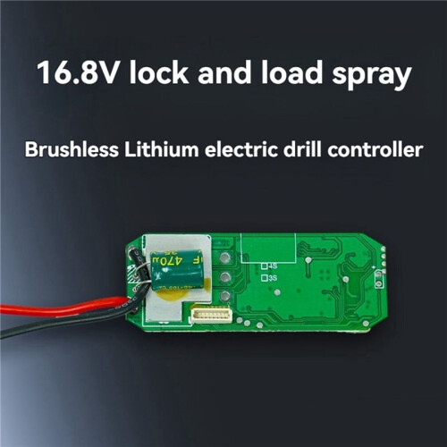 2X 16.8V Lithium Drill Control Board - Professional Controller Driver for Lithium Drill 16.8V Protection Board 2