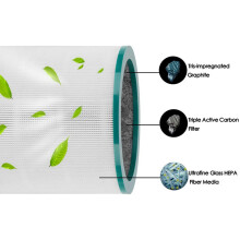 4 Pack Ersatz TP02 Luft Reiniger Filter für  Pure Cool Link Modelle TP01, TP02, TP03, BP01, AM11 Turm Reiniger
