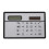 3X Solar Power Credit Card Sized Pocket Calculator 2