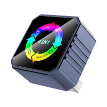 4-in-1 Draadloze CarPlay/voor Android Auto/Mirror Link/AirPlay AI-Box met USB-Dongle, Bedrade CarPlay Naar Draadloze Verbinding voor in de Auto