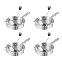 4X Rotary Essen Mill Aus Edelstahl Perfekt für die Herstellung Von Püree Oder Suppen Aus Gemüse Tomaten Kreative Küchen Geräte für Zu Hause