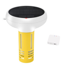 Tester di Qualità 'Acqua Tuya ZigBee USB+Solare 7 In 1, PH, ORP, Solidi Totali Disciolti, Salinità, Temperatura, Cloro per Piscina
