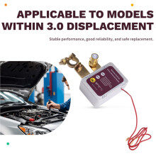 12V/24V 240A Accu-Ontkoppelingsschakelaar met Afstandsbediening, Automatische Uitschakelschakelaar voor Autoaccu, Zilverkleurig