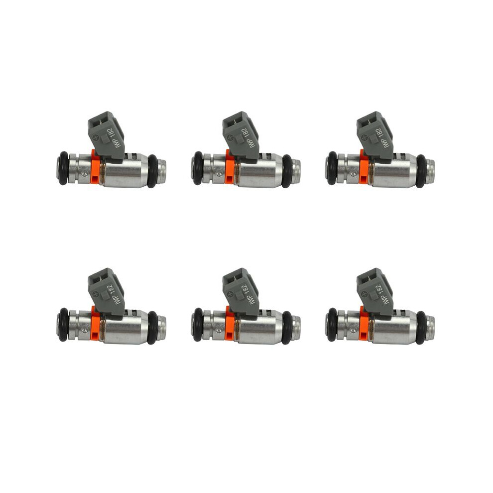 6X Automotive Fuel Injector Nozzle For Gilleh Pi8732885 Gts250 300 Iwp 182 Iwp182 Silver 4713955617488