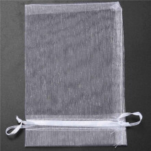 300 Stücke 4 Von 6 Zoll Organza Geschenk Taschen Kordelzug Schmuck Beutel Hochzeit Party Gefallen Taschen (Weiß)