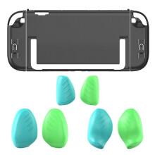 For 2 Dockable Split Shell Protective Case Ergonomic Grip Protector Shell Cover with Replace Grips,A