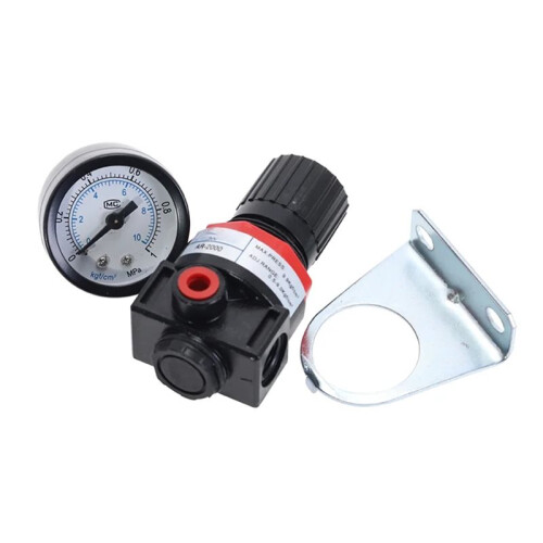 Válvula Reguladora de Alívio de Pressão para Compressor de Ar AR2000 com Rosca G1/4" e Conexão