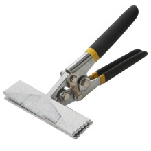 Alicate de Dobra Manual de 6 Polegadas com Mandíbula Reta para Aplainar Metal, com Cabo Acolchoado Revestido.