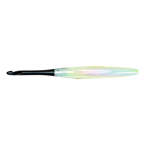 Ergonomic Acrylic Handle Crochet Hook with Aluminium Hook-6.5mm